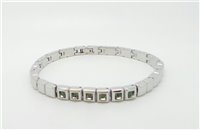 Bracciale Breil Uomo STEP STONE in Cristallo TJ1585 - TJ1585